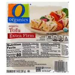 O Organics Organic Tofu Extra Firm - 14 Oz
