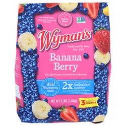 Wyman's Frozen Banana Berry with Wild Blues