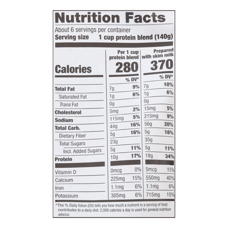 slide 4 of 5, Wyman's Protein Blend, Wild Blueberry Crumble, 2 lb