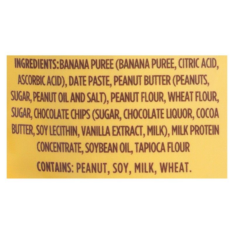 slide 5 of 5, Wyman's Fruit & Peanut Butter Poppers, Banana, Peanut Butter & Chocolate Chip, 8 oz