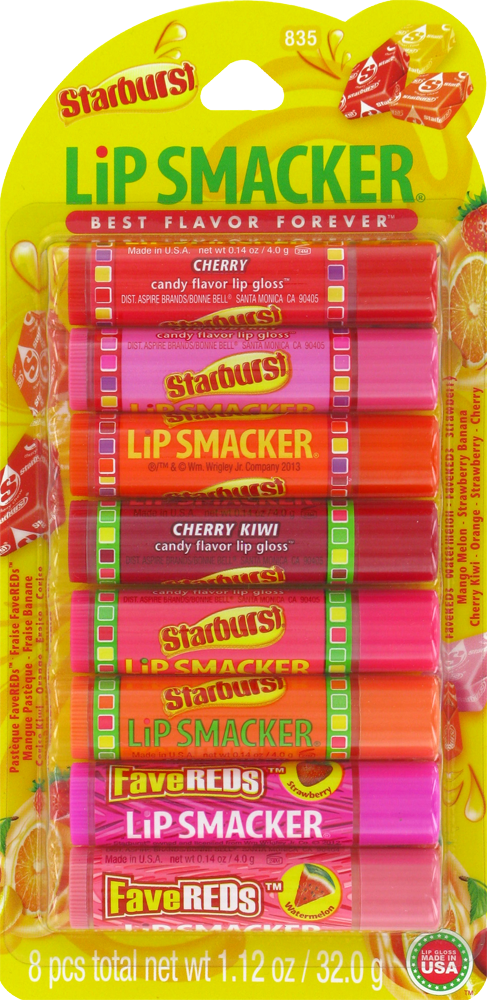 slide 1 of 1, Lip Smacker Lip Balm Liquid Starburst, 8 ct