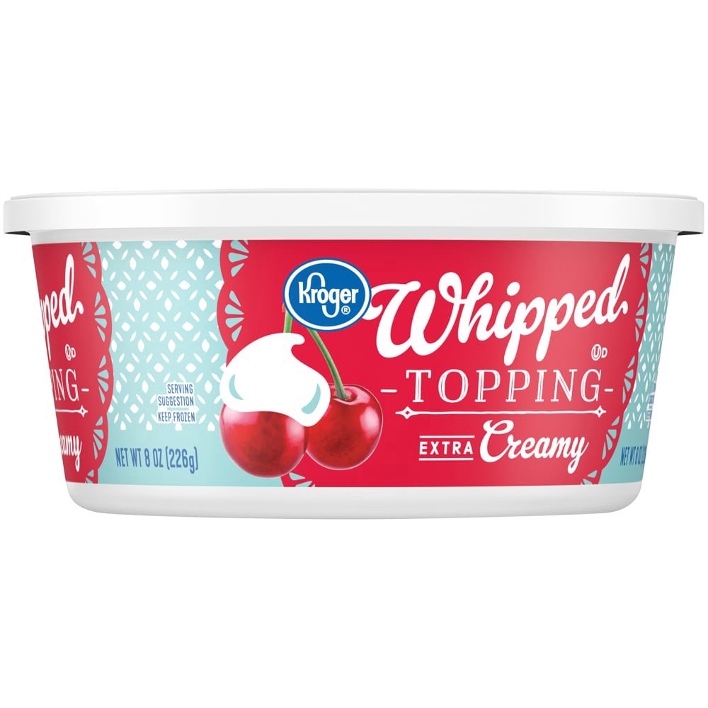 slide 3 of 3, Kroger Extra Creamy Whipped Topping, 8 oz