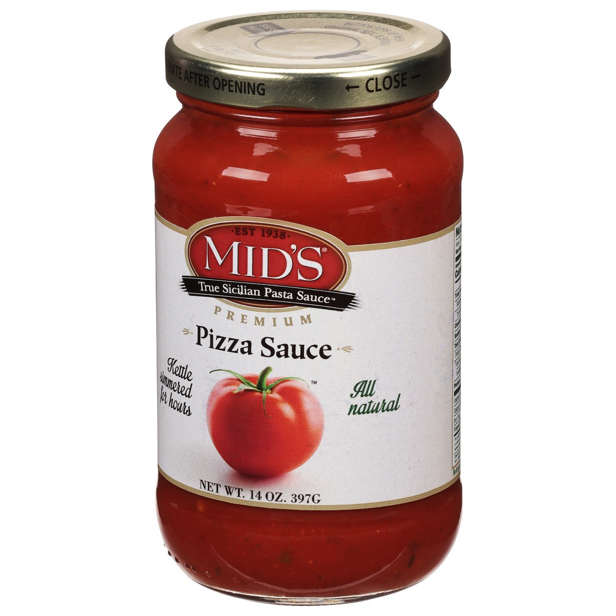 slide 6 of 9, Mid's Pizza Sauce - 14 oz, 14 oz