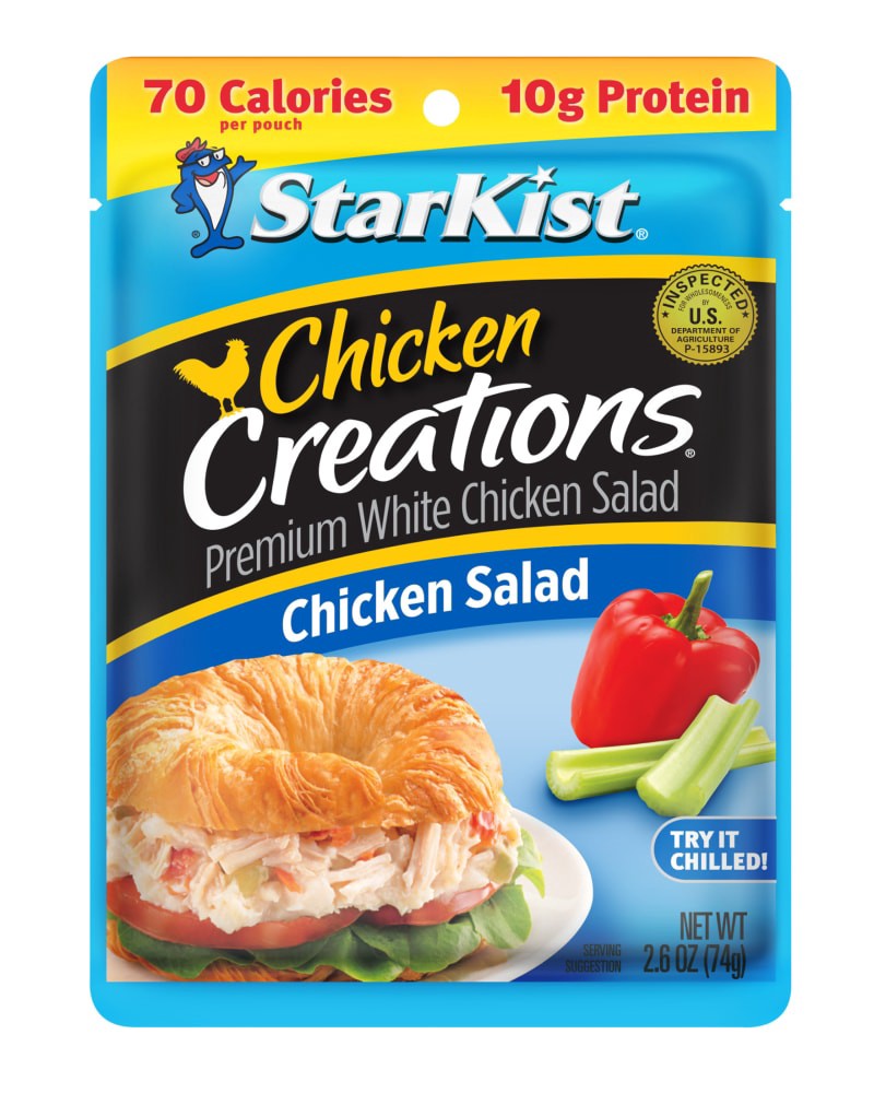 slide 5 of 5, StarKist Chicken Creations White Premium Chicken Salad 2.6 oz, 2.6 oz