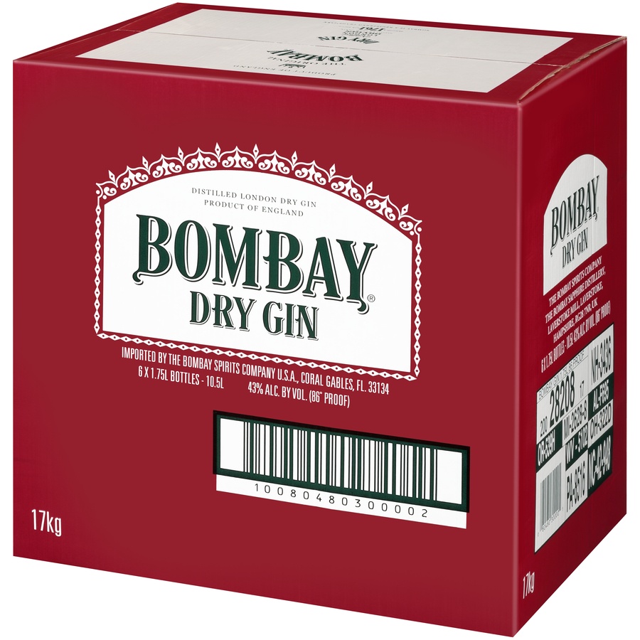 slide 2 of 6, Bombay Dry Gin 1.75 Lt, 1.75 liter