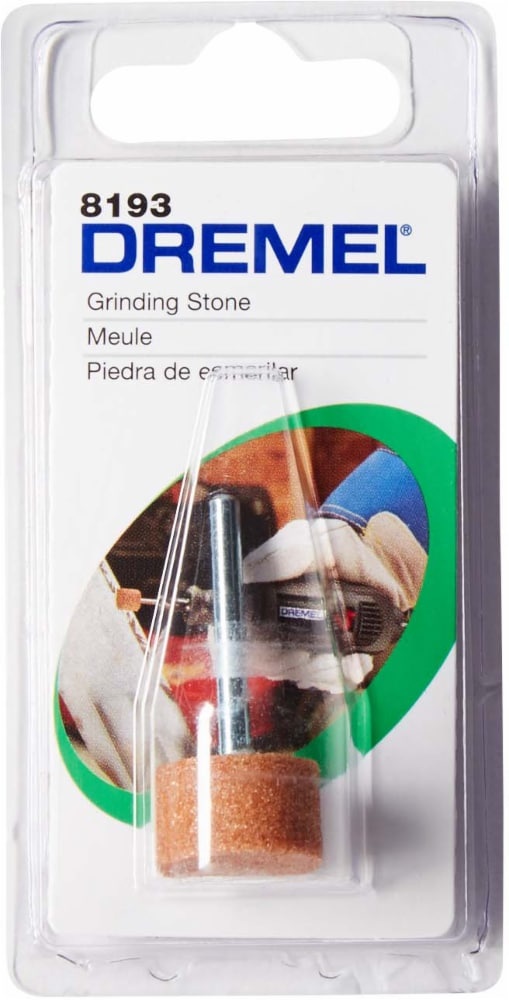 slide 1 of 1, Dremel 0.625-Inch Aluminum Oxide Grinding Stone, 0.625 in