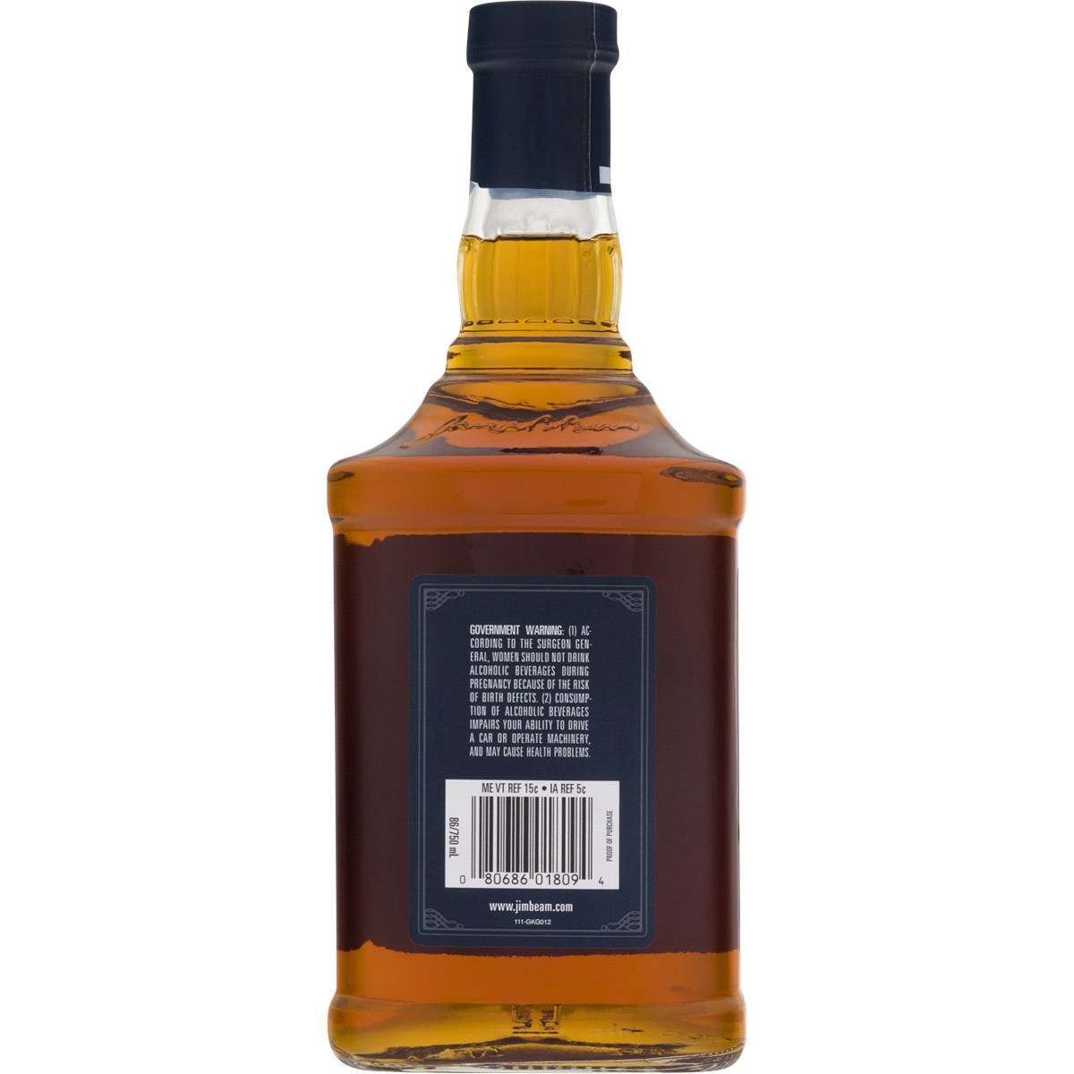 slide 2 of 3, Jim Beam Double Oak Twice Barreled Kentucky Straight Bourbon Whiskey 750 ml, 750 ml