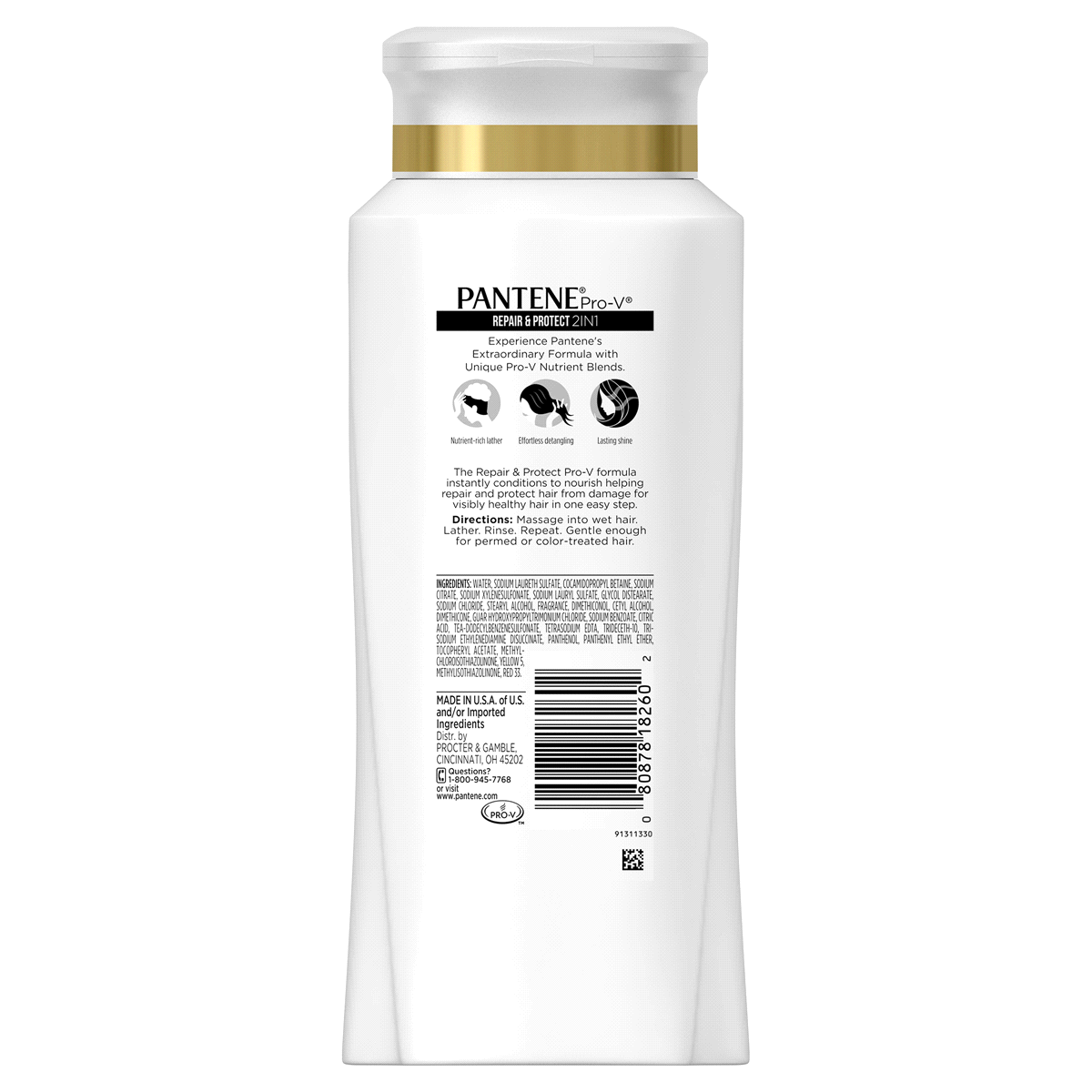 slide 2 of 3, Pantene Shampoo & Conditioner 20.1 oz, 20.1 fl oz