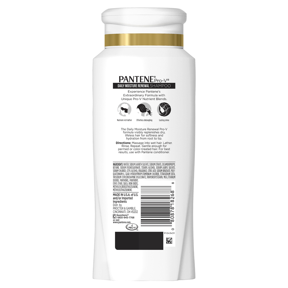 slide 3 of 4, Pantene Pro-V Daily Moisture Renewal Shampoo - 20.1 fl oz, 20.1 fl oz