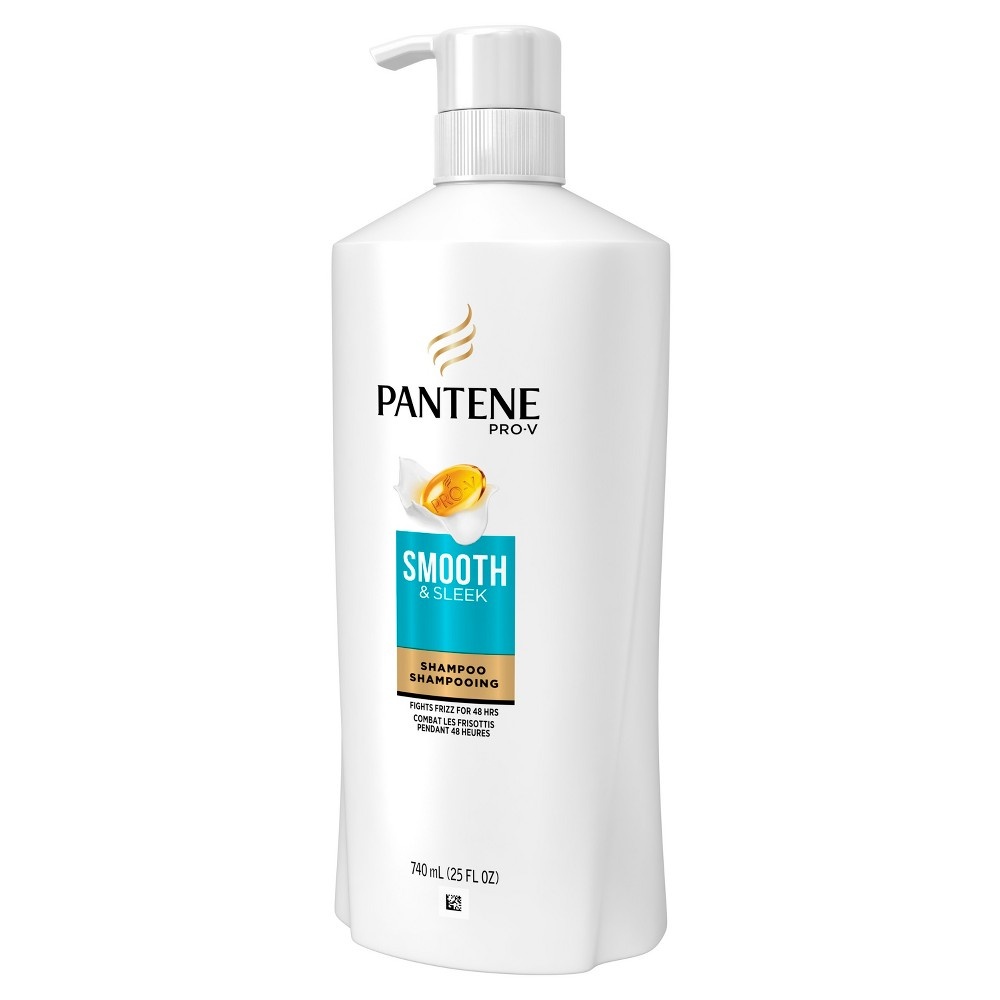 slide 3 of 4, Pantene Pro-V Smooth & Sleek Shampoo, 25 fl oz