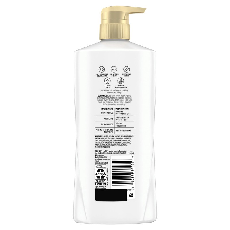 slide 2 of 4, PANTENE PRO-V Classic Clean Conditioner, 21.4oz, 21.40 fl oz