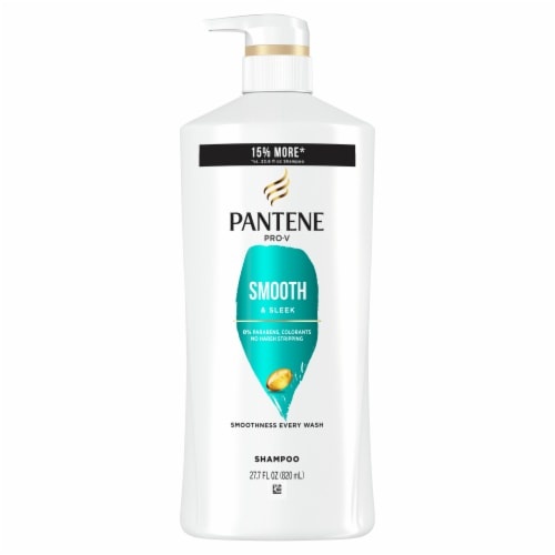 slide 1 of 1, Pantene Pro-V Smooth & Sleek Shampoo, 27.7 fl oz