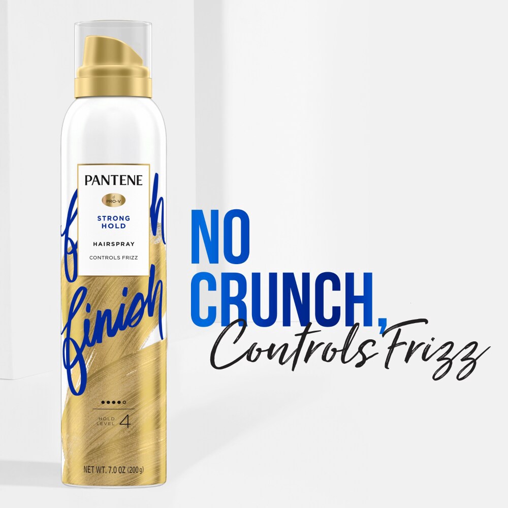 slide 5 of 6, PANTENE Pro-V Strong Hold Level 4 Hairspray, 7.0 oz, 7 oz