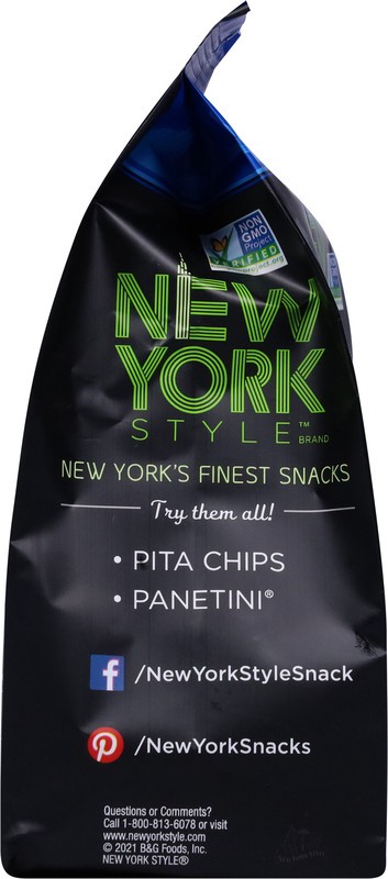 slide 5 of 5, New York Style Plain Bagel Crisps 6 oz, 6 oz