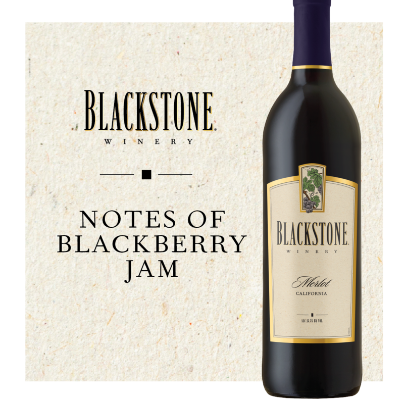 slide 3 of 3, Blackstone Winemakers Select Merlot Red Wine 750ml, 750 ml