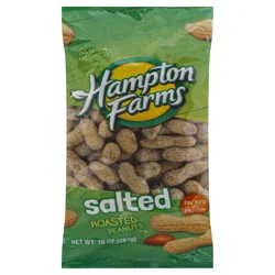 Hampton Farms Salted Peanuts 10 oz