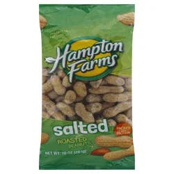 Hampton Farms Salted Peanuts 10 oz