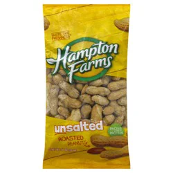 Hampton Farms Unsalted Peanuts 10 oz