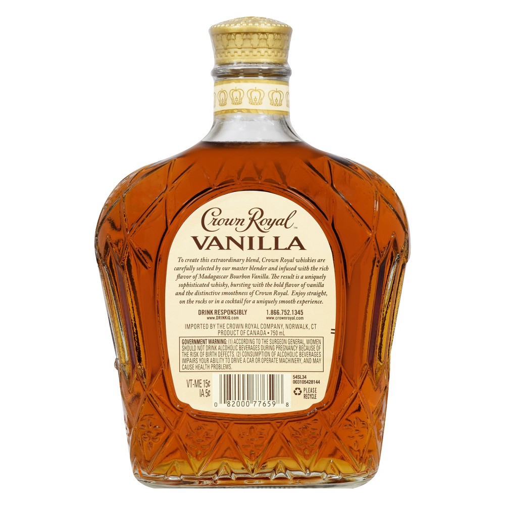 slide 3 of 3, Crown Royal Vanilla Flavored Whisky, 750 ml