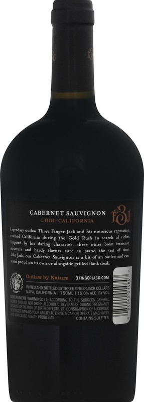 slide 2 of 4, Three Finger Jack East Side Ridge Cabernet Sauvignon, 750 ml