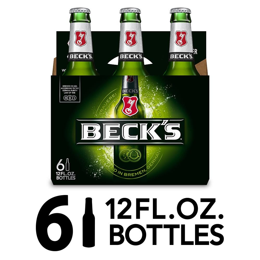 slide 3 of 3, Beck's Beer 6 ea, 6 ct; 12 oz