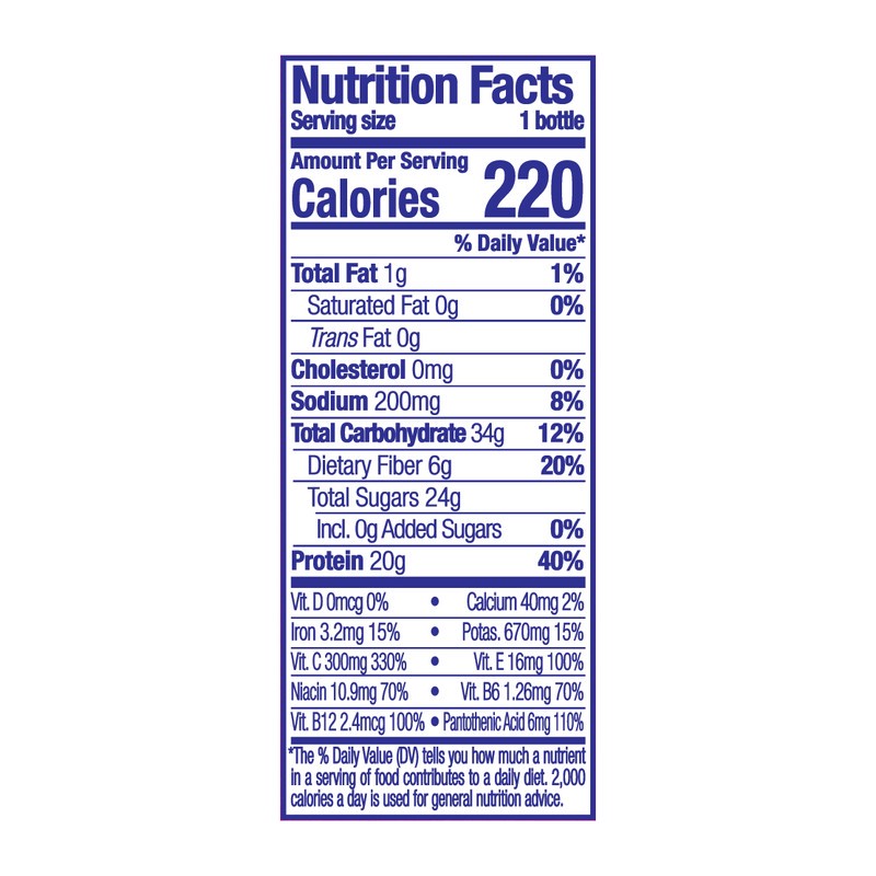 slide 2 of 5, Naked Juice Double Berry Protein 15.2oz, 15.2 fl oz