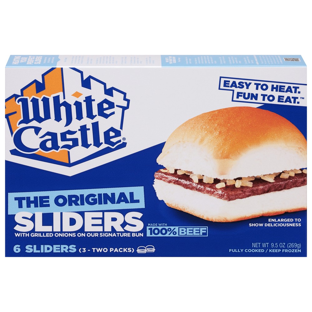 slide 1 of 1, White Castle The Original Sliders 3 - 2 Packs, 3 ct