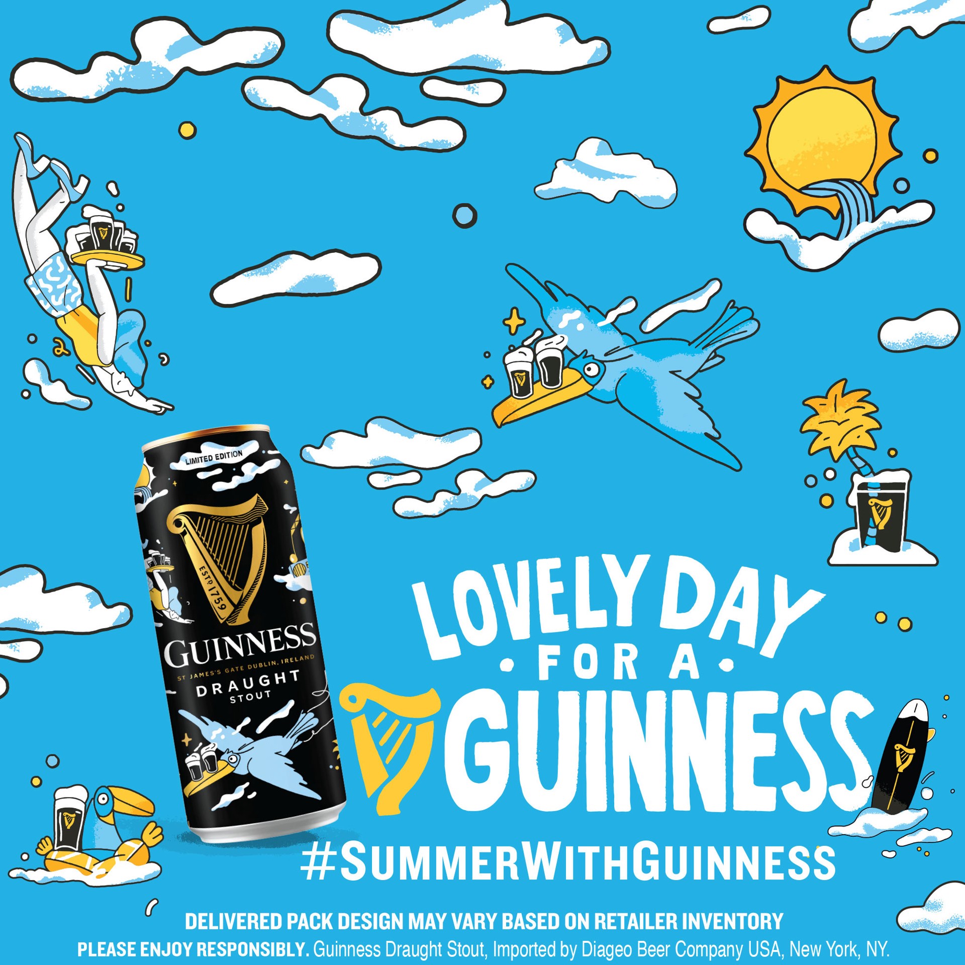 slide 5 of 5, Guinness Draught Stout Beer 4 - 14.9 fl oz Cans, 4 ct; 14.9 oz