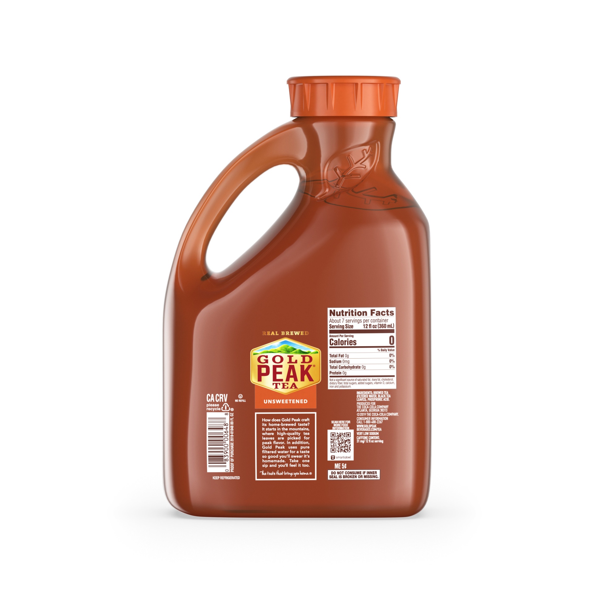 slide 3 of 12, Gold Peak Unsweetened Black Tea Bottle, 89 fl oz, 89 fl oz