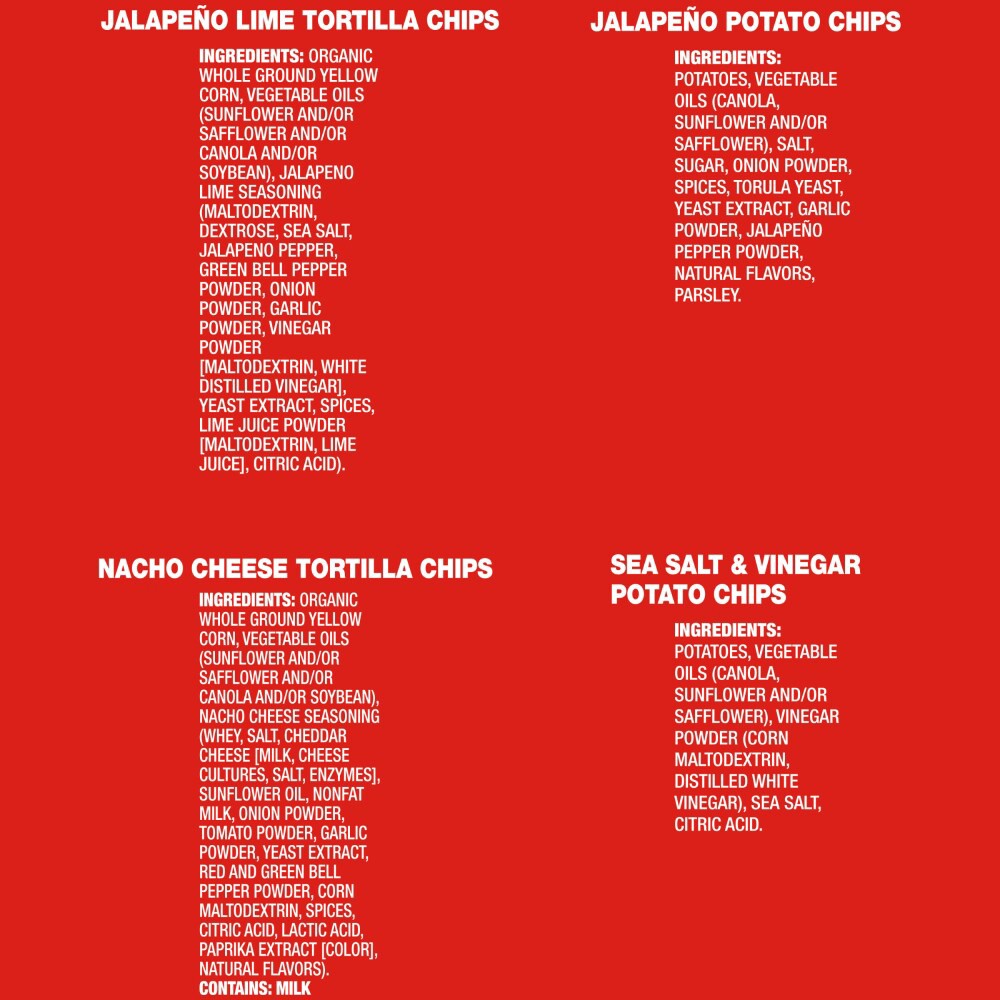 slide 2 of 3, Kettle Brand and Late July Snacks Mix Variety Pack, 20 Count Snack Bags, 19.2 oz