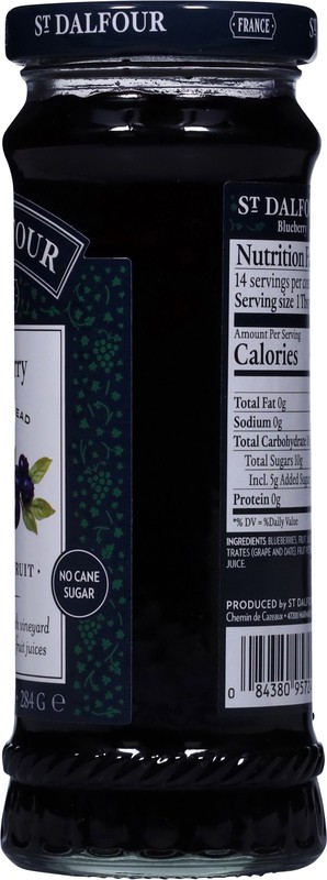 slide 2 of 5, St. Dalfour Blueberry Fruit Spread 10 oz, 10 oz