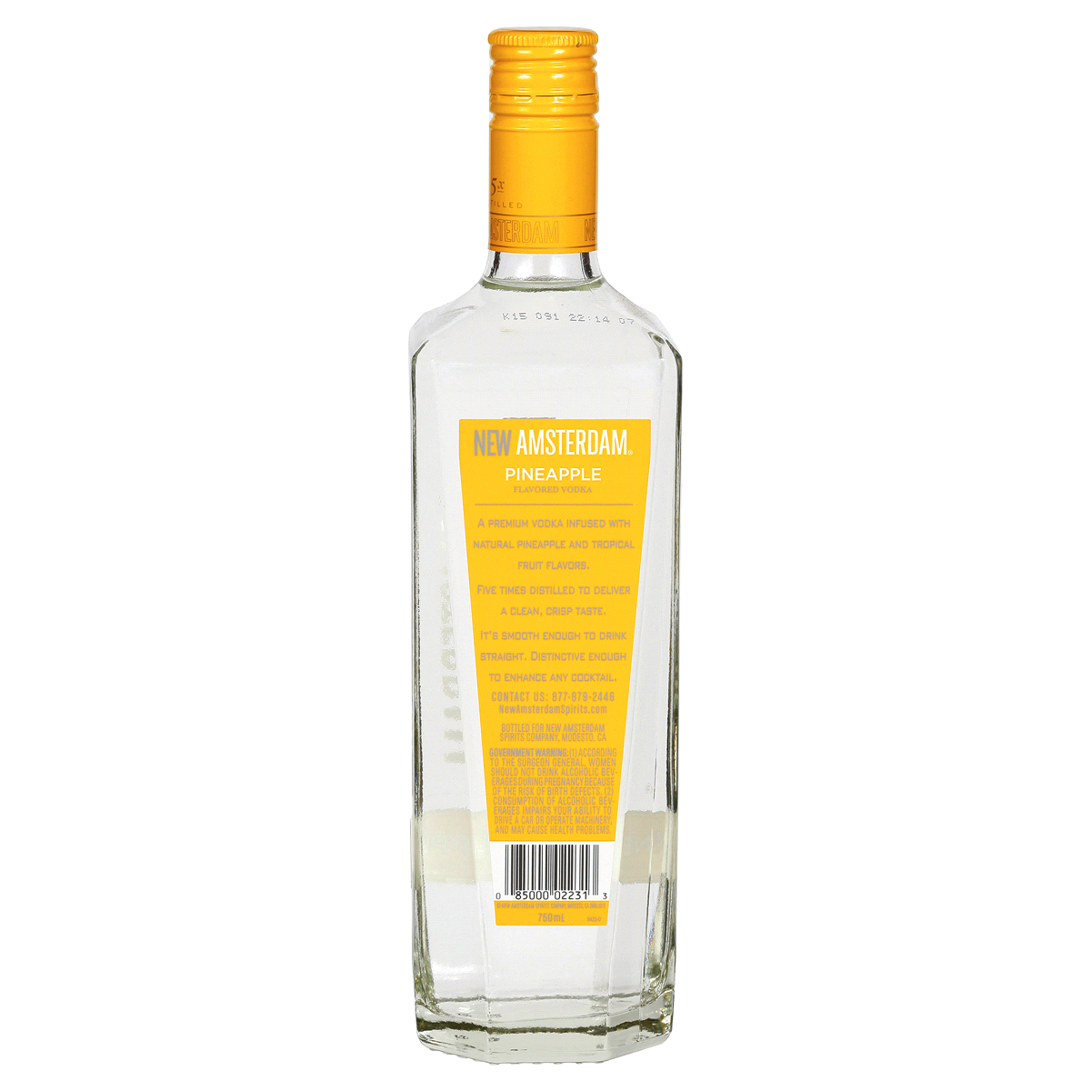 slide 2 of 2, New Amsterdam Vodka, 750 ml