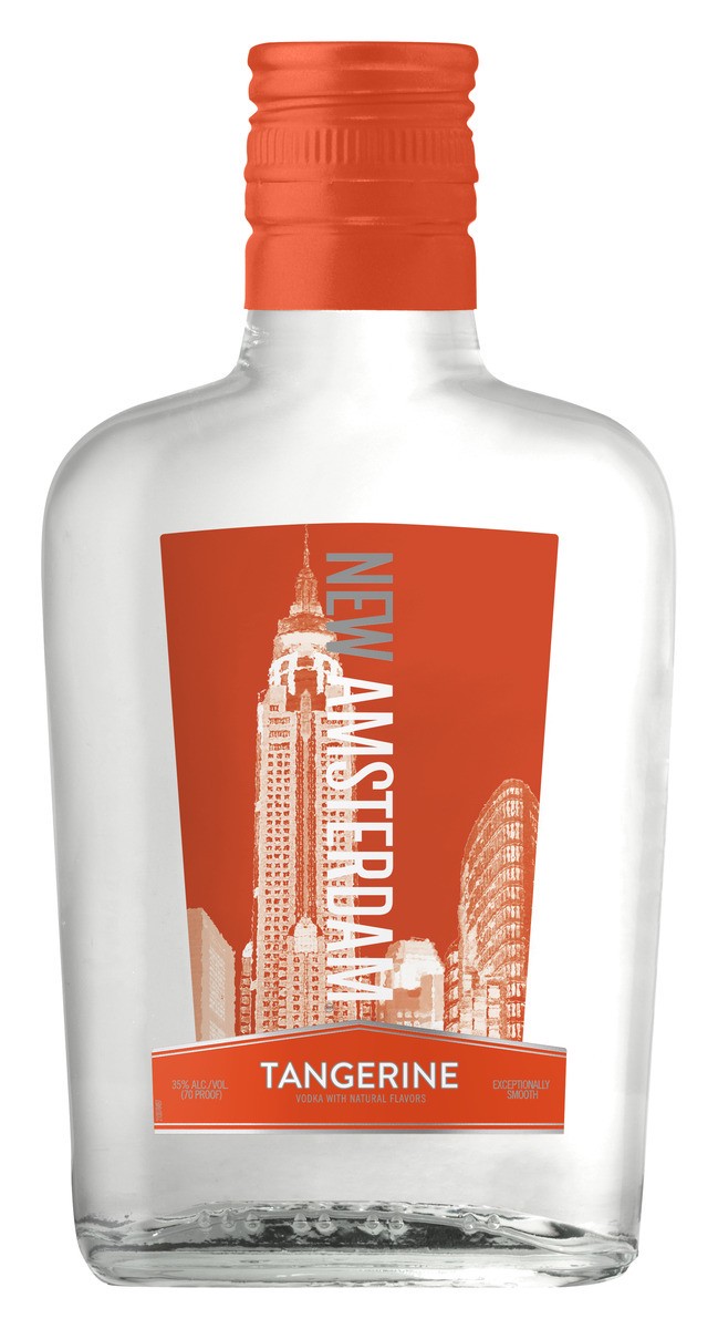 slide 2 of 4, New Amsterdam Tangerine Flavored Vodka 200ml, 200 ml
