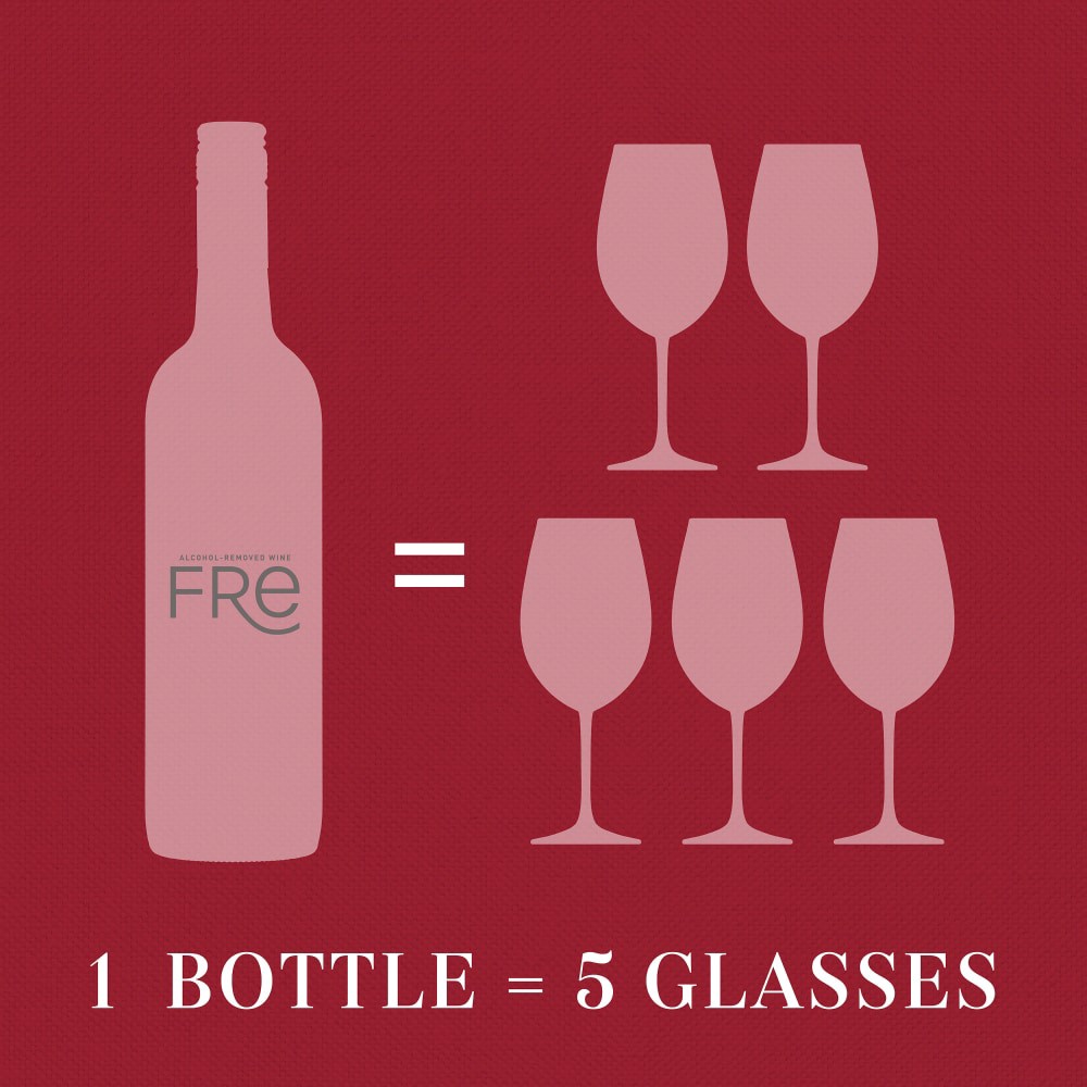 slide 6 of 6, Fré Alcohol-Removed Wine Red Blend 25.4 fl oz, 25.4 fl oz