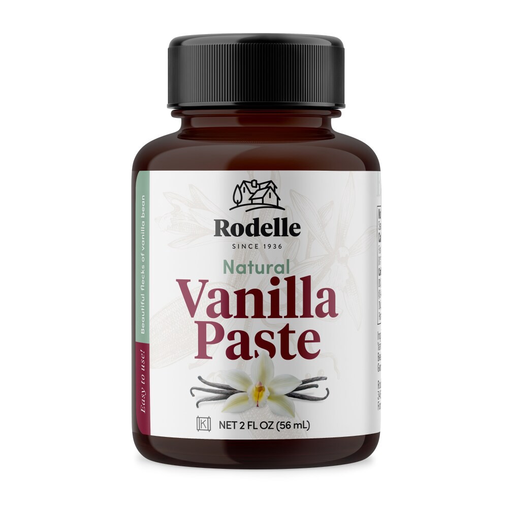 slide 4 of 5, Rodelle All Natural Vanilla Paste, 2 fl oz