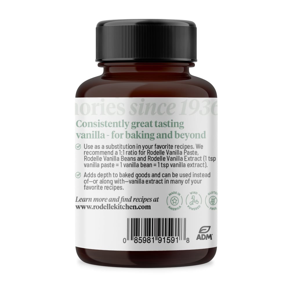 slide 4 of 5, Rodelle All Natural Vanilla Paste, 2 fl oz