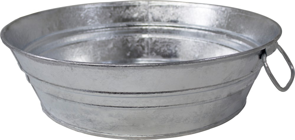 slide 1 of 1, Behrens Hot Dipped Steel Mini Tub - Silver, 1.5 gal