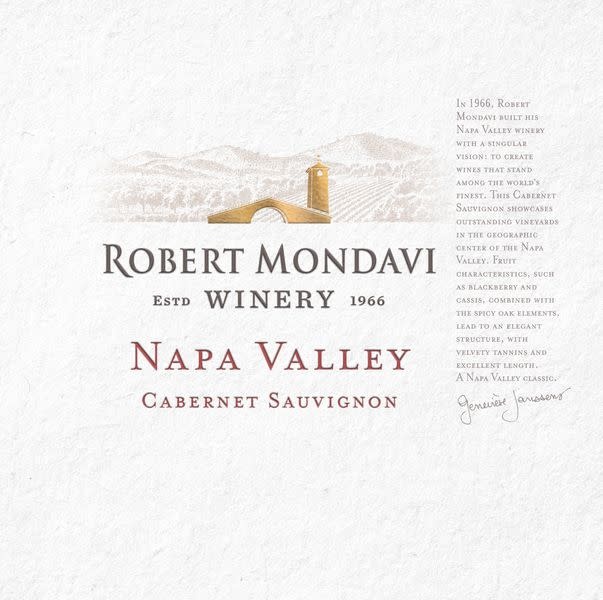 slide 2 of 3, Robert Mondavi Winery Napa Valley Cabernet Sauvignon Red Wine, 750 ml