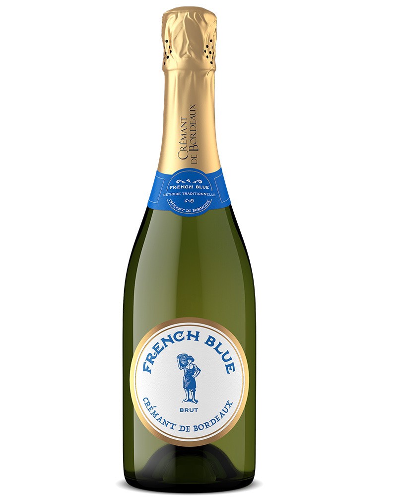slide 2 of 2, French Blue Cremant De Bordeaux Brut 750 ml, 750 ml