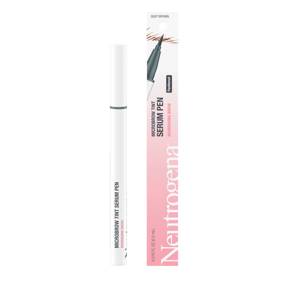 slide 2 of 3, Neutrogena Microbrow Tint Serum Pen, Deep Brown, 0.016 Fl. Oz, 0.02 fl oz