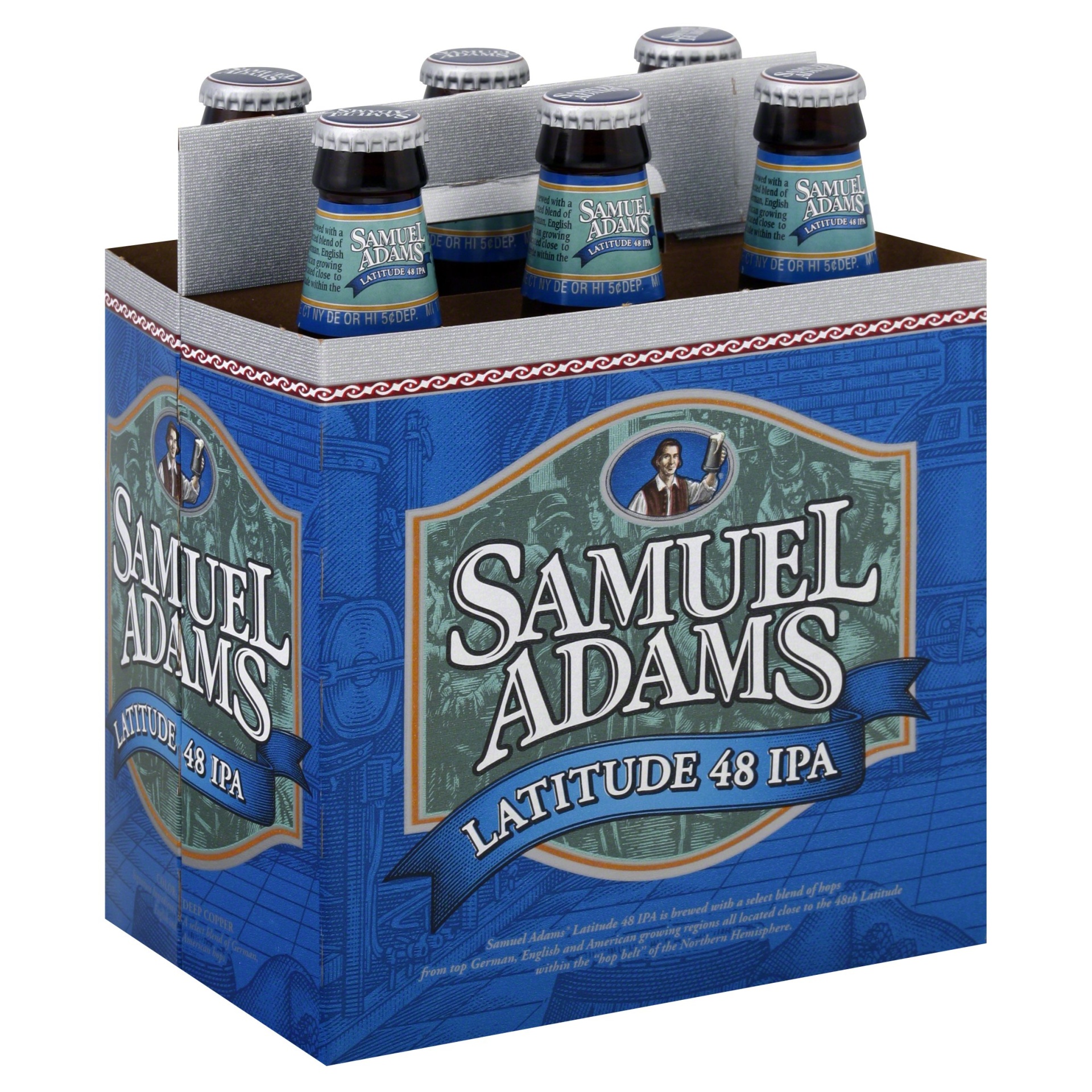 slide 1 of 1, Sam Adams Latitude 48 Ipa, 6 ct; 12 fl oz