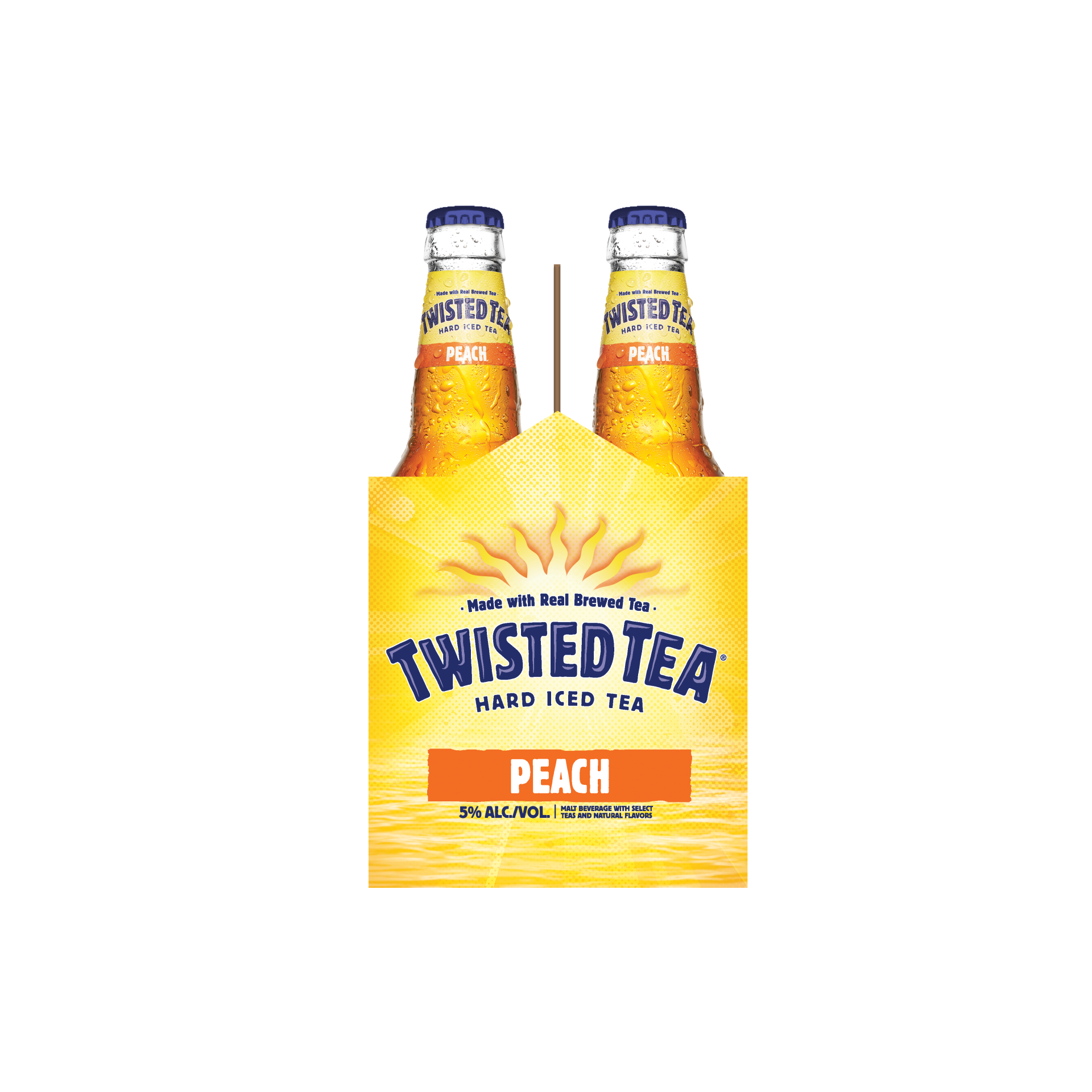 slide 2 of 3, Twisted Tea Brewing Company Twisted Tea Peach, Hard Iced Tea 6Pk, 12 fl oz