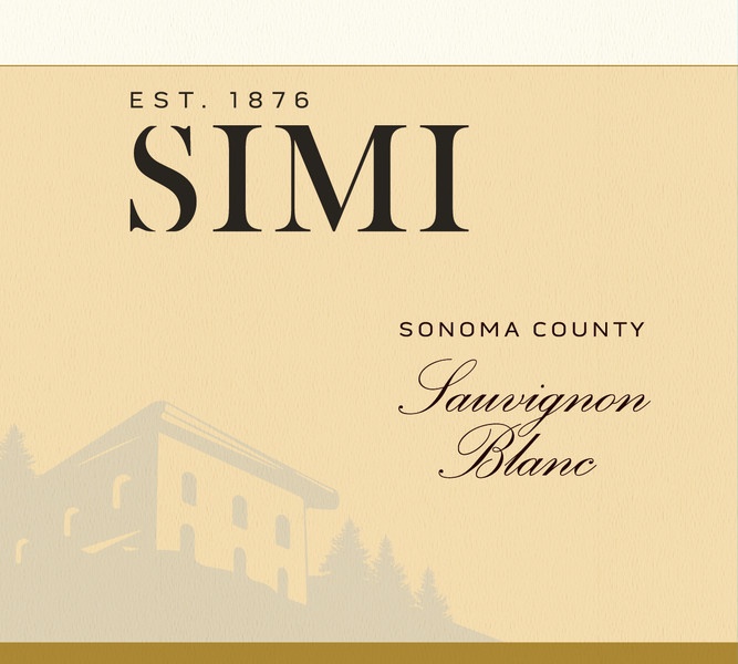 slide 2 of 3, SIMI Sonoma County Sauvignon Blanc White Wine, 750 ml