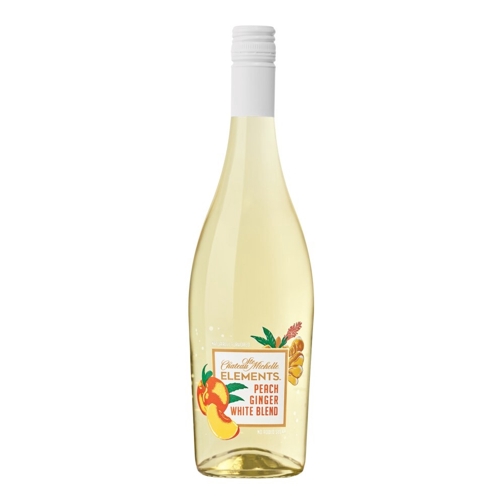 slide 4 of 6, Chateau Ste. Michelle Elements Peach Ginger White Blend 750 ml Bottle, 750 ml