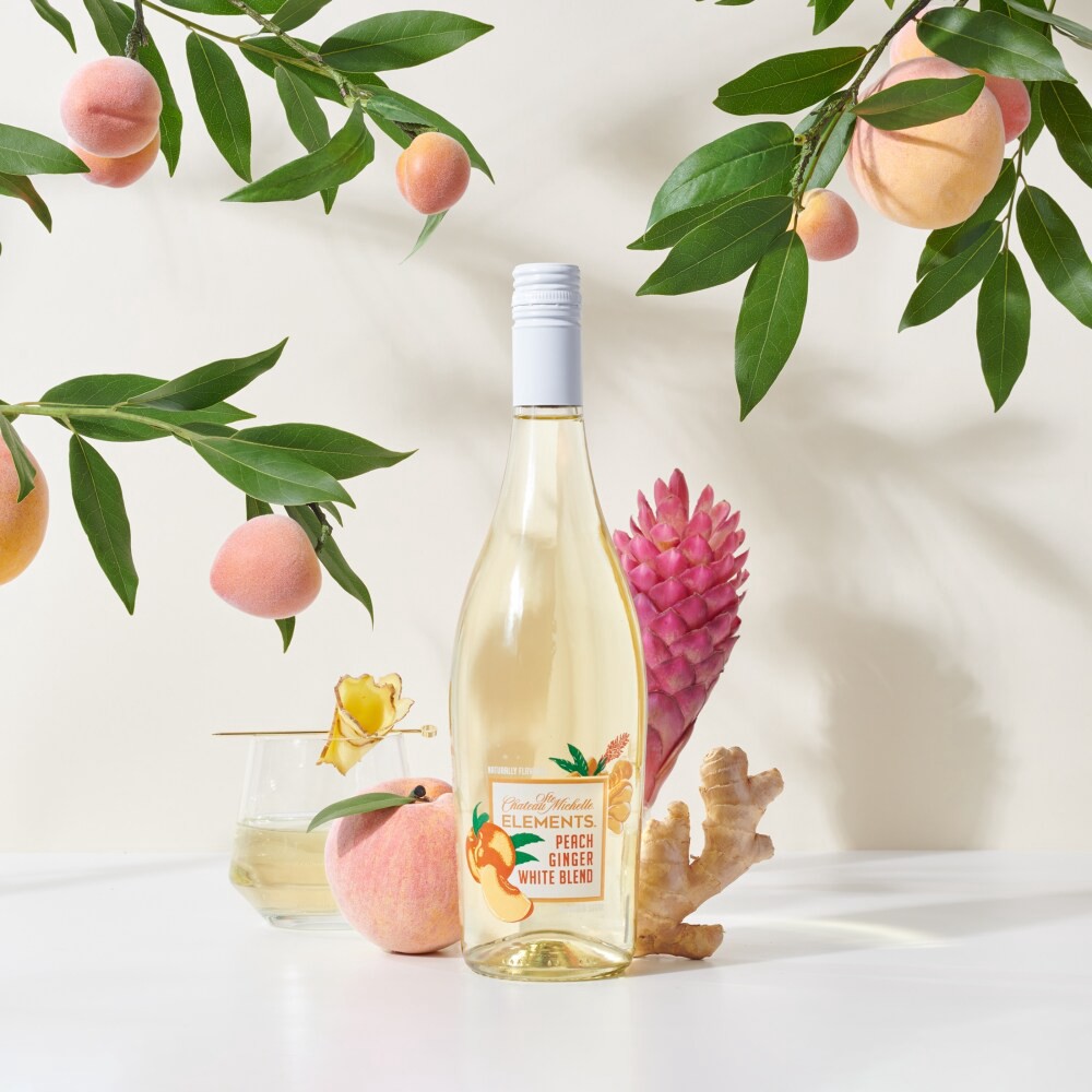 slide 2 of 6, Chateau Ste. Michelle Elements Peach Ginger White Blend 750 ml Bottle, 750 ml