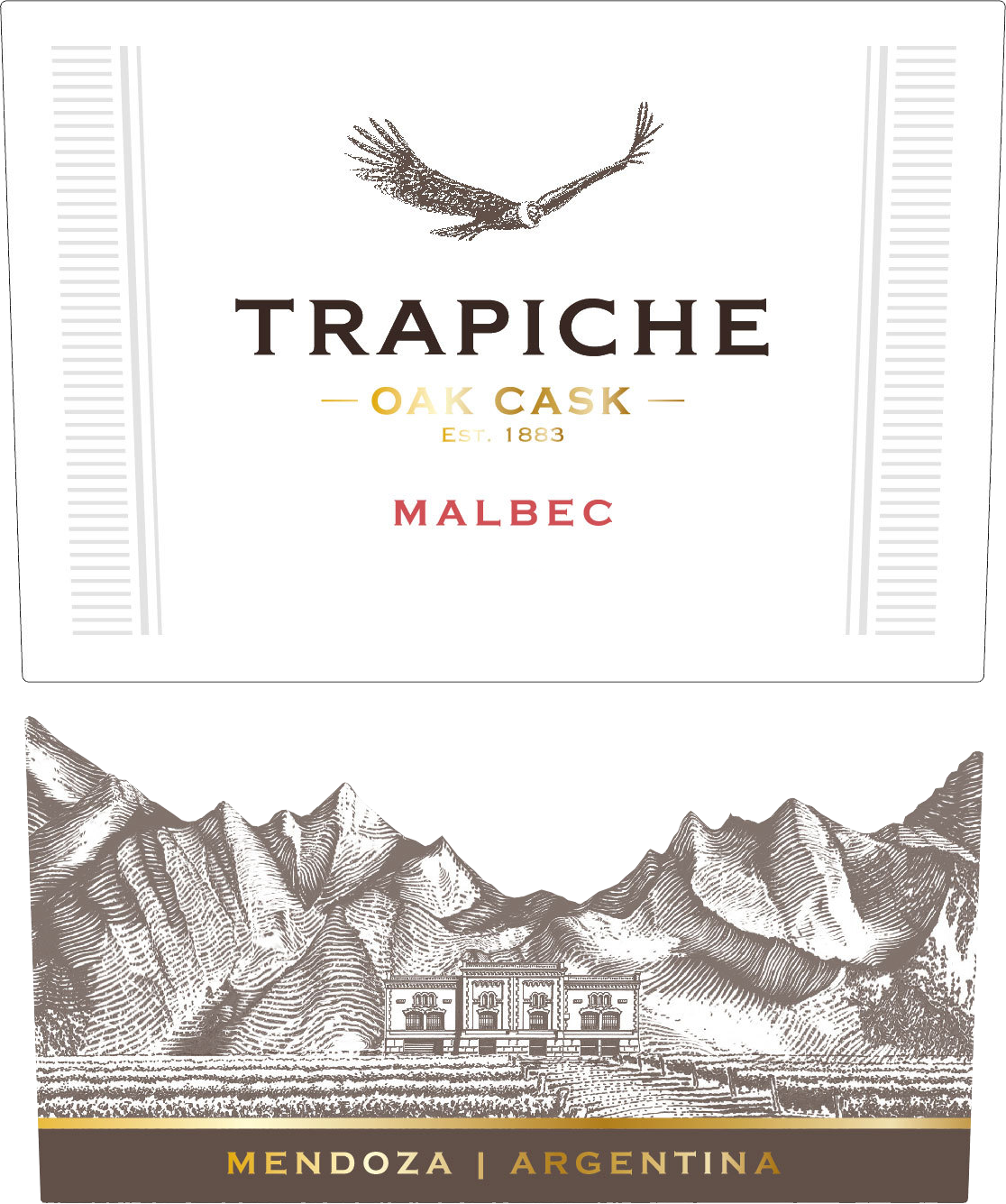 slide 2 of 5, Trapiche™ Oak Cask Malbec Red Wine - 750ml, 2017 Mendoza, Argentina, 25.36 fl oz