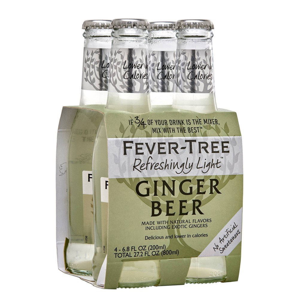 slide 2 of 2, Fever-Tree Ginger Beer 4 - 6.8 fl oz Bottles, 