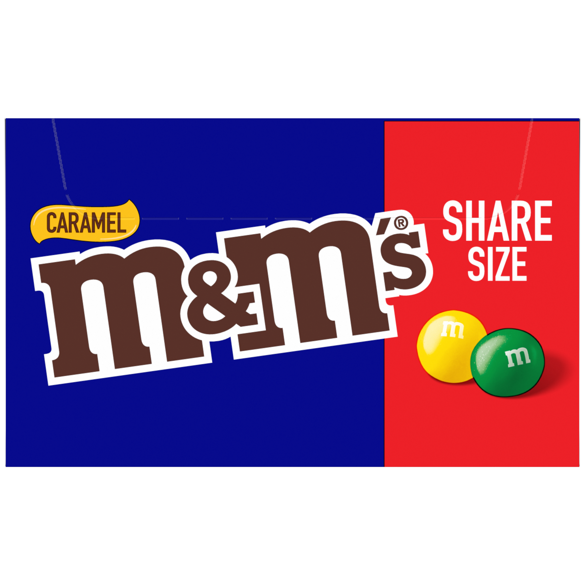 slide 5 of 5, M&M's, Caramel Chocolate Candy, Sharing Size, 2.83 Oz, 24 Ct, 24 ct; 2.83 oz