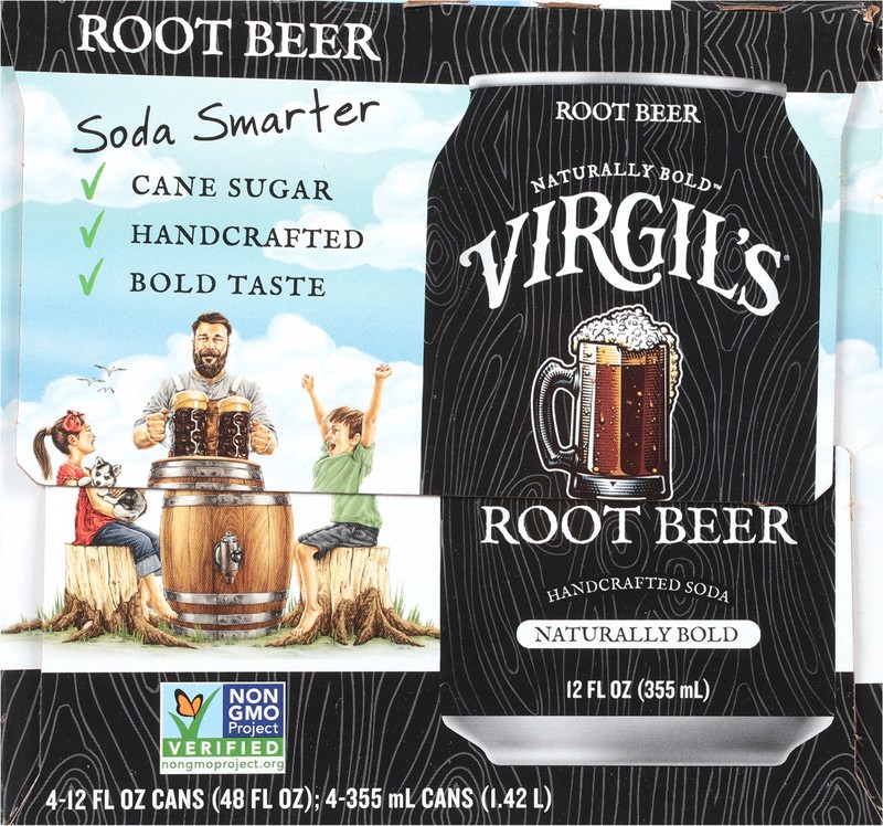 slide 4 of 5, Virgil's Root Beer, 6 ct; 12 oz