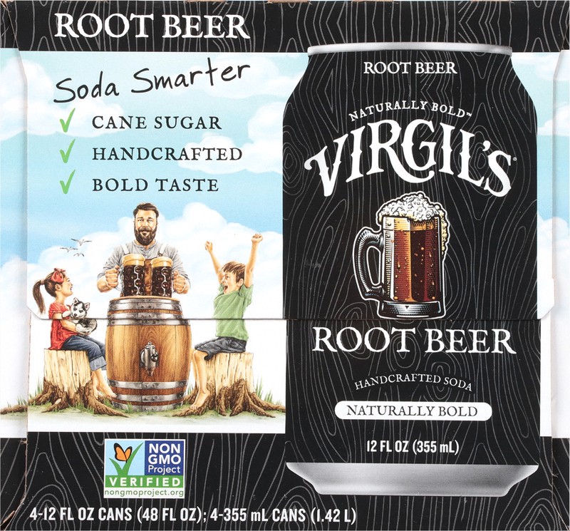 slide 5 of 5, Virgil's Root Beer, 6 ct; 12 oz